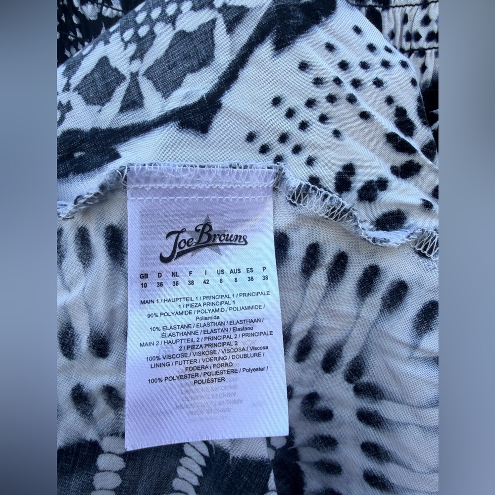 Joe Browns Black & White Boho Maxi Dress — Size 6 - Picture 9 of 12
